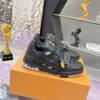 Louis Vuitton LV Trainer All-Black Retro Sneakers