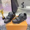 Louis Vuitton LV Trainer All-Black Retro Sneakers