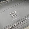 sy_no_00F2E92231E2A330FFAB28BD616138FB_5 Miu Miu Vivant Mini Suede Bowling Bag (Grey)