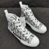 sy_no_01AC2A2BD7EA4925290769B29CDFB7CB_1 Dior B23 Classic Black & White Oblique Transparent High-Top Sneakers