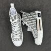 sy_no_01AC2A2BD7EA4925290769B29CDFB7CB_3 Dior B23 Classic Black & White Oblique Transparent High-Top Sneakers