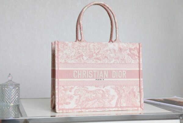 sy_no_01BC12AE6983D7616C07C412DE607767_1 Dior Book Tote – Pink Toile de Jouy Embroidered Tote