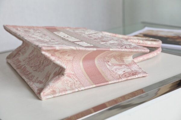 sy_no_01BC12AE6983D7616C07C412DE607767_4 Dior Book Tote – Pink Toile de Jouy Embroidered Tote