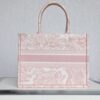sy_no_01BC12AE6983D7616C07C412DE607767_5 Dior Book Tote – Pink Toile de Jouy Embroidered Tote
