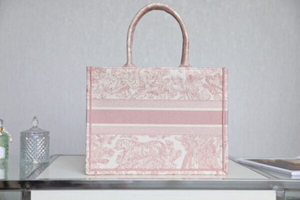 sy_no_01BC12AE6983D7616C07C412DE607767_5 Dior Book Tote – Pink Toile de Jouy Embroidered Tote