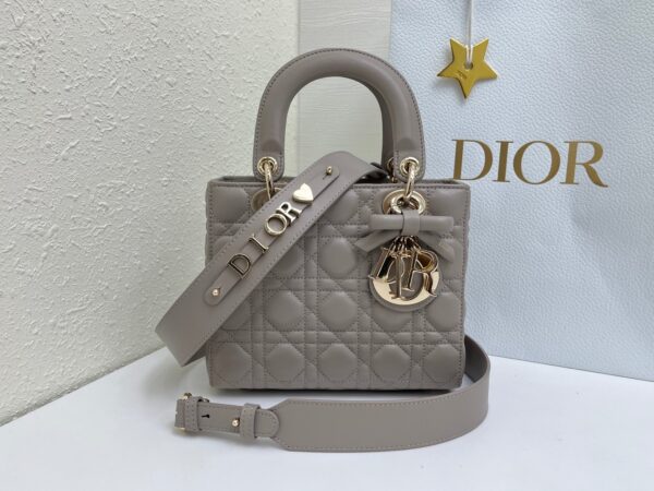 Lady Dior My ABCDior Mini Bag – Gray Lambskin