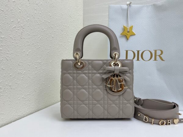 Lady Dior My ABCDior Mini Bag – Gray Lambskin