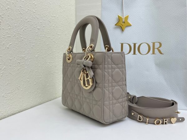 Lady Dior My ABCDior Mini Bag – Gray Lambskin