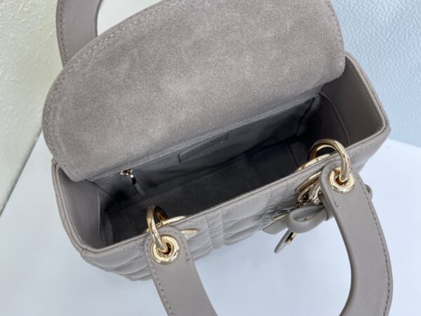 Lady Dior My ABCDior Mini Bag – Gray Lambskin
