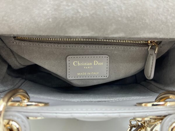 Lady Dior My ABCDior Mini Bag – Gray Lambskin