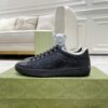sy_no_02C19A4BC757D29C5B629F646AC1AFBC_2 Gucci Ace Black GG Embossed Leather Low-Top Sneakers