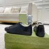 sy_no_02C19A4BC757D29C5B629F646AC1AFBC_3 Gucci Ace Black GG Embossed Leather Low-Top Sneakers