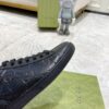 sy_no_02C19A4BC757D29C5B629F646AC1AFBC_7 Gucci Ace Black GG Embossed Leather Low-Top Sneakers