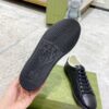 sy_no_02C19A4BC757D29C5B629F646AC1AFBC_8 Gucci Ace Black GG Embossed Leather Low-Top Sneakers