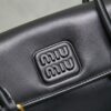 sy_no_02DEB49B1CCA272380CAE56E52C0B1AE_4 New Miu Miu Black Flap Bowling Bag – Versatile Women's Commuter Handbag (Long-Handle Shoulder/Underarm Bag)