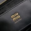 sy_no_02DEB49B1CCA272380CAE56E52C0B1AE_8 New Miu Miu Black Flap Bowling Bag – Versatile Women's Commuter Handbag (Long-Handle Shoulder/Underarm Bag)