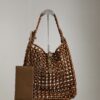 YSL Le 5 À 7 Handwoven Bag