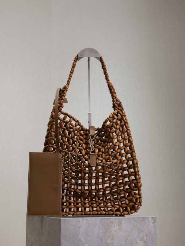YSL Le 5 À 7 Handwoven Bag