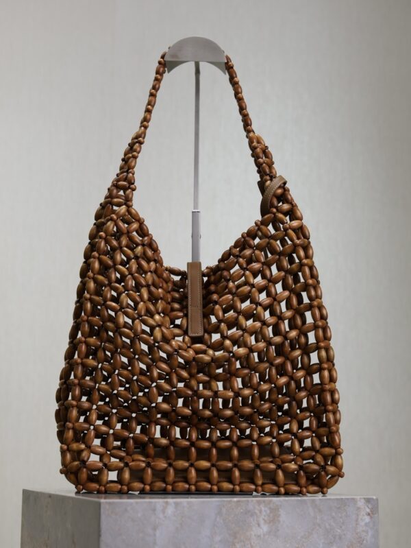 YSL Le 5 À 7 Handwoven Bag