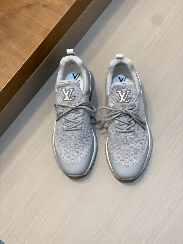 Louis Vuitton Grey Knit Runner Sneaker