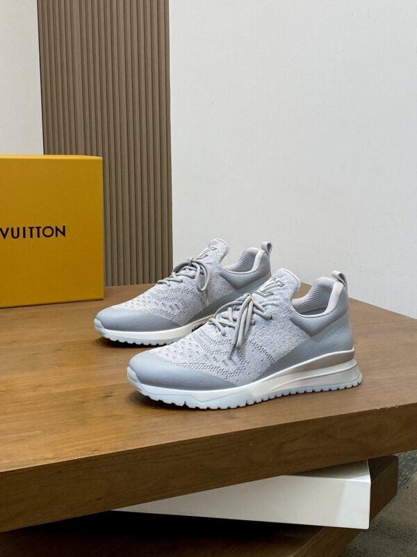 Louis Vuitton Grey Knit Runner Sneaker