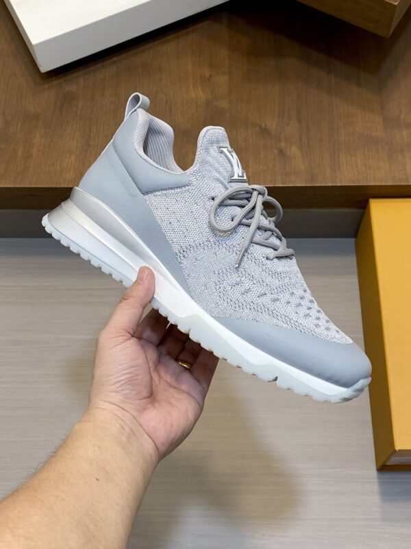 Louis Vuitton Grey Knit Runner Sneaker