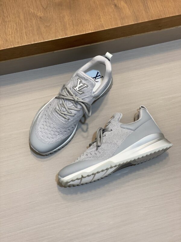 Louis Vuitton Grey Knit Runner Sneaker