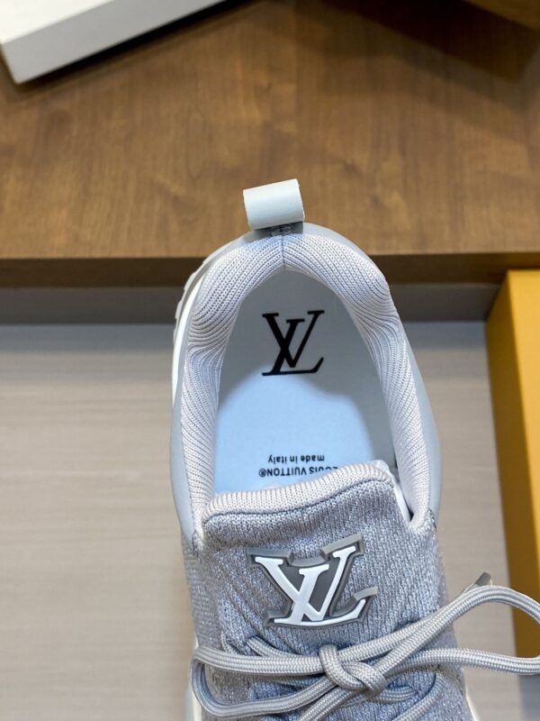 Louis Vuitton Grey Knit Runner Sneaker