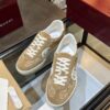 sy_no_039403048EA36AE7AF0BE5907DDB7000_2 Gucci B Sneaker in Beige GG Canvas & Suede with White Interlocking G Logo