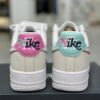 sy_no_03981E9971E75FBD868CF172BE230304_4 Nike Air Force 1 Low “Pink Outline / Asymmetrical Heel” Custom – Sail / White / Pink / Blue