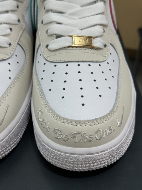 sy_no_03981E9971E75FBD868CF172BE230304_6 Nike Air Force 1 Low “Pink Outline / Asymmetrical Heel” Custom – Sail / White / Pink / Blue