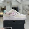 sy_no_03981E9971E75FBD868CF172BE230304_8 Nike Air Force 1 Low “Pink Outline / Asymmetrical Heel” Custom – Sail / White / Pink / Blue