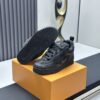 sy_no_043E0C55A4E6982A80F95A38C72742F4_5 Black Rhinestone Low-Top Retro Skate Sneakers