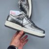 sy_no_054B35A4DE1F36E8B5BEB4BE2AD5C2CB_3 Nike Air Force 1 Low Custom Concept – Metallic Crackle Silver