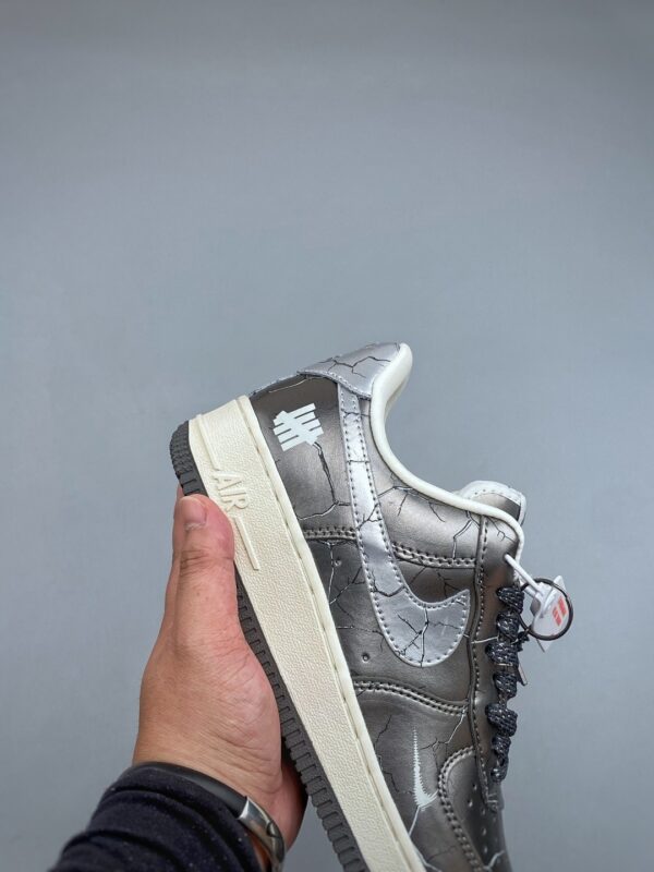 sy_no_054B35A4DE1F36E8B5BEB4BE2AD5C2CB_5 Nike Air Force 1 Low Custom Concept – Metallic Crackle Silver