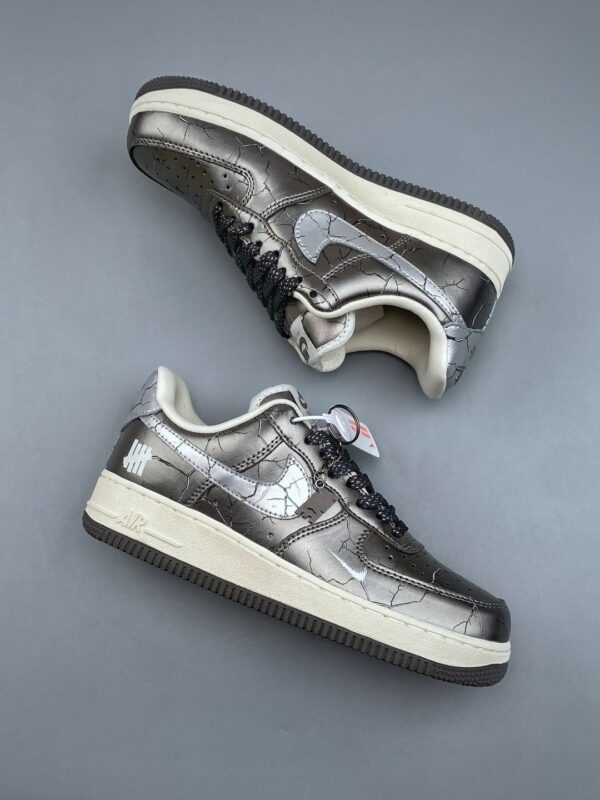 sy_no_054B35A4DE1F36E8B5BEB4BE2AD5C2CB_8 Nike Air Force 1 Low Custom Concept – Metallic Crackle Silver