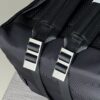 Parachute Nylon & Calfskin Backpack – Black