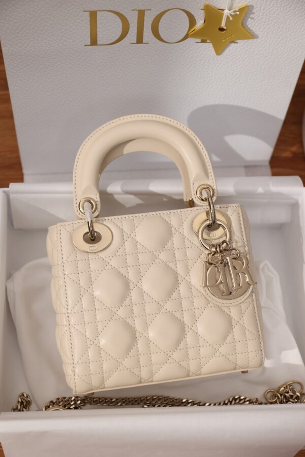 sy_no_058E04405E8B2E1AC77E853B97CC5576_1 Dior Mini Lady Dior Bag in Lambskin with Gold Hardware (3-Slot Size)
