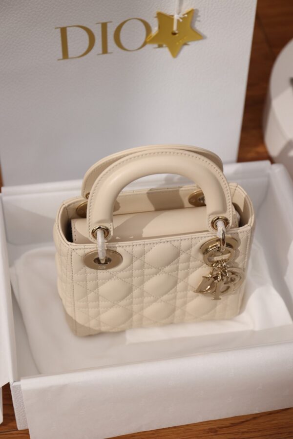 sy_no_058E04405E8B2E1AC77E853B97CC5576_3 Dior Mini Lady Dior Bag in Lambskin with Gold Hardware (3-Slot Size)
