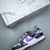 Nike Dunk Low – Panda / Purple Double Lace