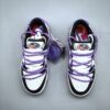Nike Dunk Low – Panda / Purple Double Lace