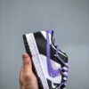 Nike Dunk Low – Panda / Purple Double Lace