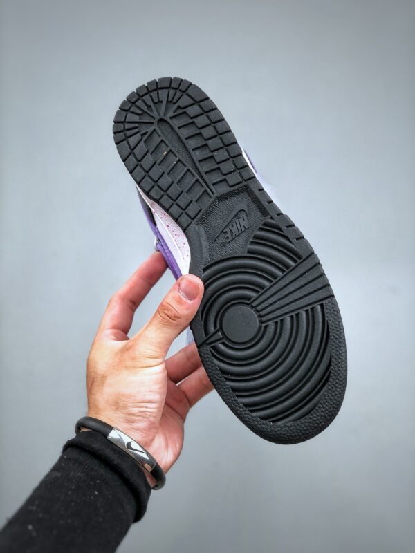 Nike Dunk Low – Panda / Purple Double Lace
