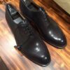 sy_no_05E75E6D6233D76DDA7C2EF35E5A547F_0 Black Patina Leather Oxford Dress Shoes