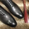 sy_no_05E75E6D6233D76DDA7C2EF35E5A547F_3 Black Patina Leather Oxford Dress Shoes