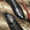 sy_no_05E75E6D6233D76DDA7C2EF35E5A547F_4 Black Patina Leather Oxford Dress Shoes