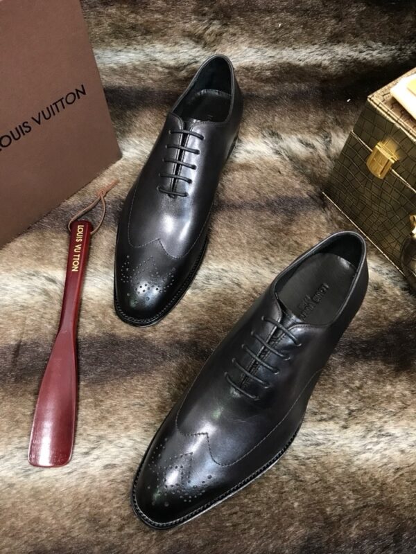 sy_no_05E75E6D6233D76DDA7C2EF35E5A547F_6 Black Patina Leather Oxford Dress Shoes