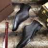 sy_no_05E75E6D6233D76DDA7C2EF35E5A547F_7 Black Patina Leather Oxford Dress Shoes