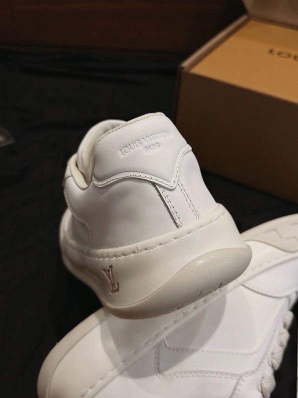 Louis Vuitton LV Checker All White & Off-White Chunky Sneakers