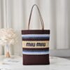 Miu Miu Logo-Embellished Crochet Tote Bag